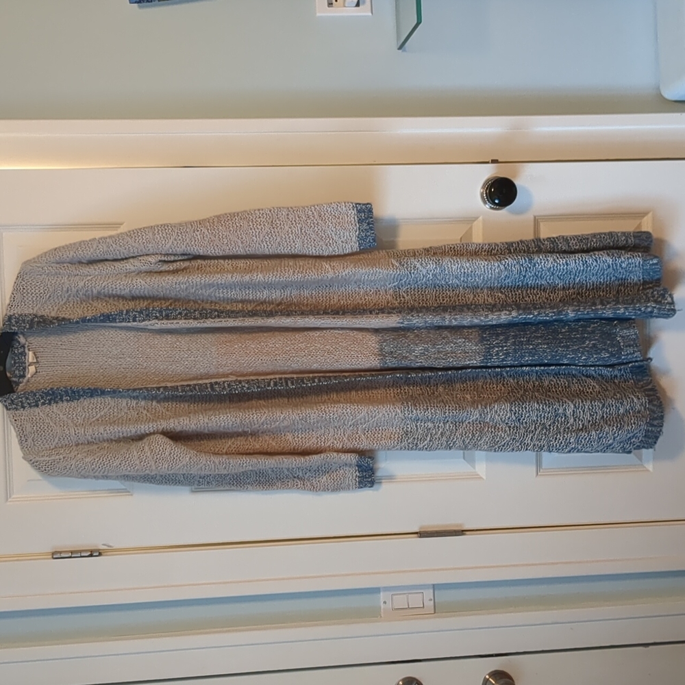 Long sweater cardigan